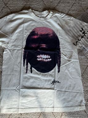 Travis Scott Utopia B2 Tee Off White Cactus Jack Large New in Bag